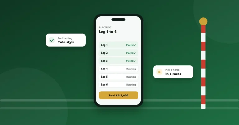 Placepot legs on a betting app